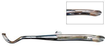 Auspuff Sidepipe 28mm Chrom